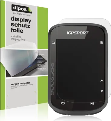 Produktbild von 2x Schutzfolie für iGPSport BSC200s matt Displayschutzfolie Folie Display Schutz dipos