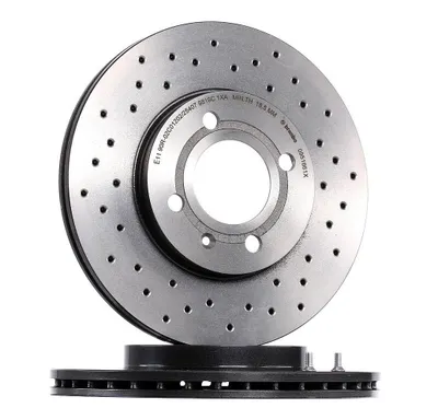 Produktbild von 2x BREMBO Bremsscheibe 09.5166.1X für VW GOLF II (19E 1G1) GOLF III (1H1) 39mm