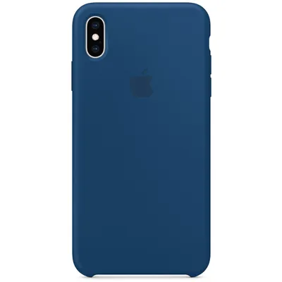 Immagine prodotto di Apple iPhone XS Max Custodia in silicone nero, Colore:Blu