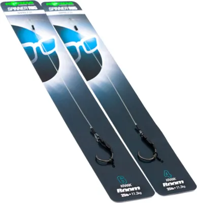 Produktbild von Korda 25lb Spinner Rig Krank Barbless - Karpfenvorfach, Größe:4