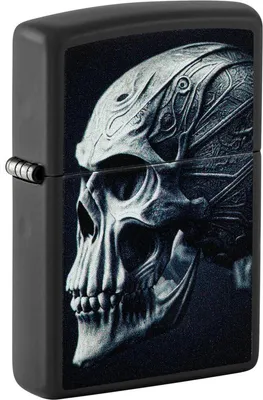 Produktbild von Zippo Feuerzeug 60006893 - Cyberpunk Skull Design