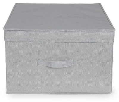 Image de Boîte de rangement pliante Compactor Wos 40 × 50 × 25 cm, gris