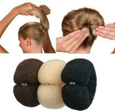 Produktbild von Haarknotenformer, Haarknotenring-Styling-Maker, Haaraccessoires für Damen und Mädchen