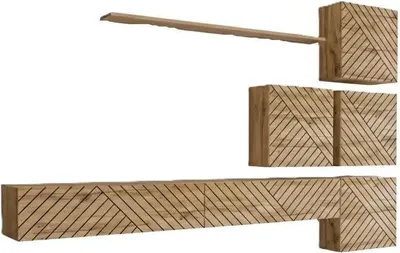 Zdjęcie produktu dla Meblościanka RIONATA 9 - dąb Wotan