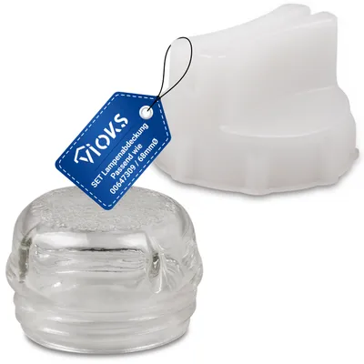 Produktbild von Lampenabdeckung passend wie Bosch 00647309 Schutzglas Glashaube 68mmØ für Herd