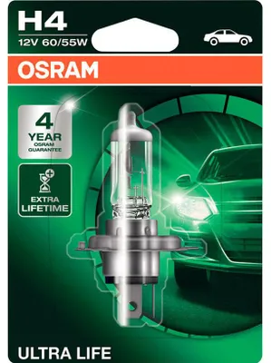 Produktbild von Osram Ultra Life Glühlampe H4 12V 60/55W