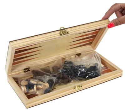 Image de Jeu de Société - MISTER GADGET - 3 En 1 - Bois - Marron