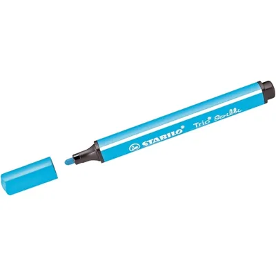Zdjęcie produktu dla STABILO Trio Scribbi, 1 kol., Niebieski, Światłowód, 2 mm, Niebieski, Trójkąt
