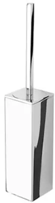 Produktbild von Geesa Modern Art Toilettenbürstenhalter schwarze Bürste Chrom