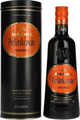 Produktbild von Badel Pelinkovac ORANGE 25% Vol. 0,7l in Tinbox