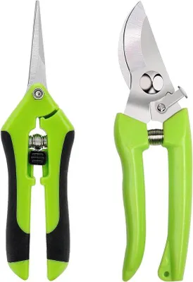 Immagine prodotto di Set di 5 coltelli manuali, ad azionamento manuale, per frutta, fiori, giardino e siepi