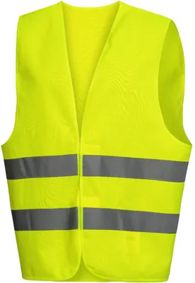 Produktbild von NITRAS Warnschutzweste neongelb Gr. 4XL - 5 Stk.
