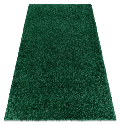 Image de Tapis SOFFI shaggy 5cm bouteille verte vert 120x170 cm