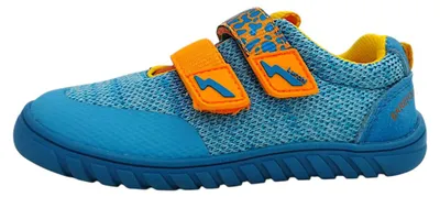 Image de Chaussures pour enfants Lurchi, chaussures basses pour garçons, à scratch, chaussures pieds nus, turquoise, chaussures de loisirs