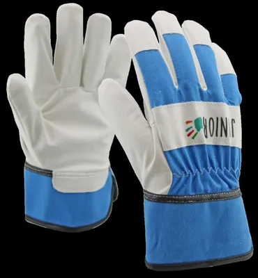 Produktbild von OX-ON Kinderhandschuh Polyurethan/ Baumwolle blau 6-8 Jahre
