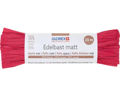 Produktbild von Edelbast Viskose matt pink 20 m