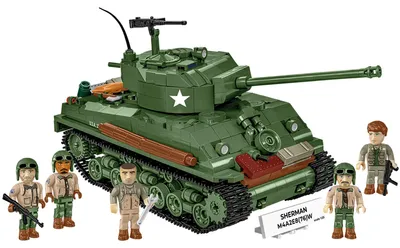 Obrázok produktu pre Cobi Historical Collection Druhá svetová vojna 3118 Sherman M4A2E8(76) 3118