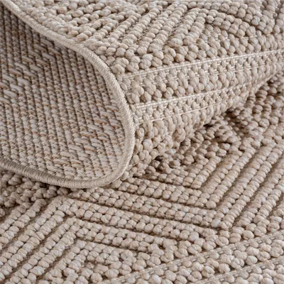 Image de Helix Azt tapis poils ras rectangle 160x230cm beige