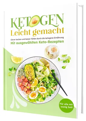 Produktbild von KetoGenial! Dein Weg zu mehr Energie & Genuss: Über 100 ketogene Rezepte für die Keto-Diät | Inkl. 30 Tage Ernährungsplan