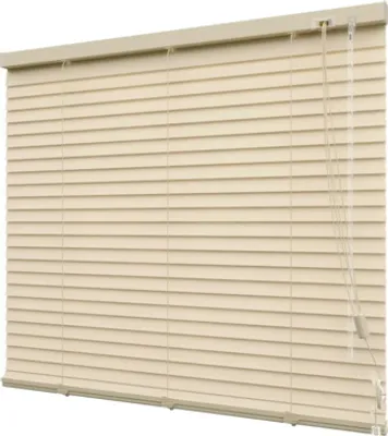 Produktbild von SOLUNA DIM-OUT Alu-Jalousie beige 110x130 cm, mit 20% mehr Lamellen zur besseren Verdunkelung