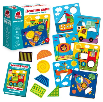 Zdjęcie produktu dla Gra edukacyjna Sortowanka - transport