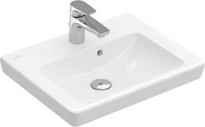 Immagine prodotto di Villeroy & Boch Subway 2.0 lave-mains, rectangulaire, 1 trou pour robinet, avec trop-plein, 500x400mm, 7315F001, 7315F001
