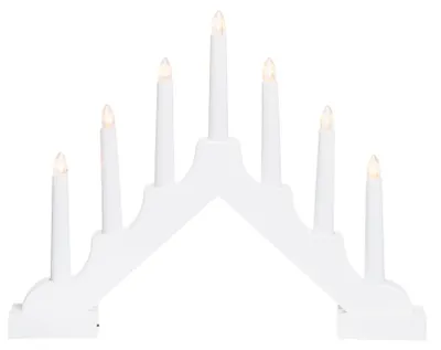 Obrázok produktu pre Adventný svietnik LED, 7 svetielok, 29 cm