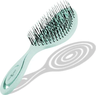 Produktbild von Chiara Ambra Bio Haarbürste, Bürste ohne Ziepen, Entwirrbürste geeignet für Locken & lange Haare von Damen, Herren & Kinder, Kopfhaut Massagebürste,