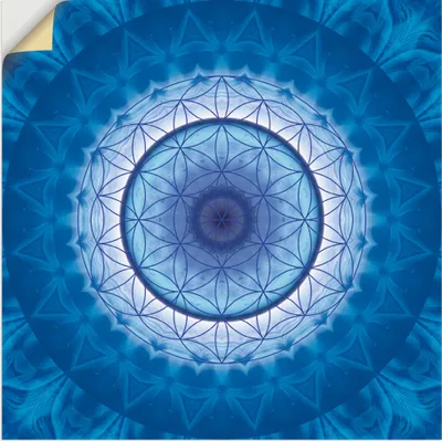 Produktbild von ARTland Wandbild, selbstklebend Blume des Lebens 2 Größe: 70x70 cm