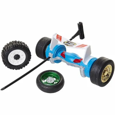 Image de 4 Pneus + Turbo Launcher Fly Wheels Bleu Pour Les Garçons