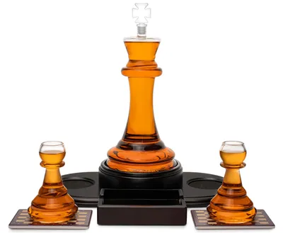 Productafbeelding van Whisky Decanter Set met 2 Pion Shotglazen
