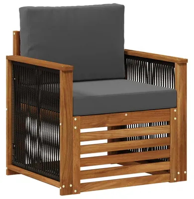 Produktbild von “2026 Modern“ Braun Outdoor Mittelsofa Natur - Designermöbel 23570 - Gartensofas