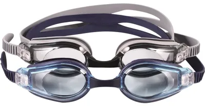 Produktbild von Megaform Schwimmbrille Wettkampf grau mit UV-Schutz und verstellbarem Nasensteg
