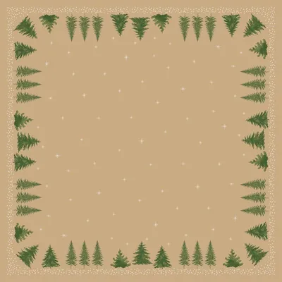 Produktbild von 100x DUNI Bio Dunicel®-Mitteldecke 84 x 84 cm Humble trees