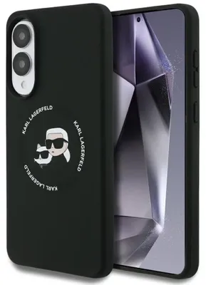 Zdjęcie produktu dla Etui Karl Lagerfeld Silicone MagSafe do Samsung Galaxy S25 Edge czarny