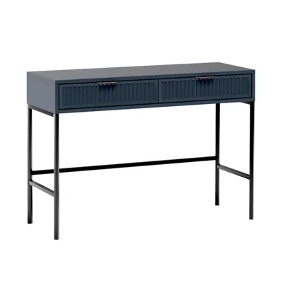 Produktbild von AX LIVING Indigo blau Konsolentisch mit Schubladen Berlinette 9 110cm breit