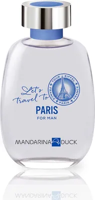 Productafbeelding van Mandarina Duck Let's Travel Parijs Eau de Toilette, 100 ml, voor heren