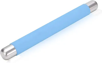 Produktbild von Silikon Teigroller Antihaft 1 Stück, 35 x 3,8 cm, Lebensmittelecht Mit Edelstahlkern Für Kuchen Teig Fondant
