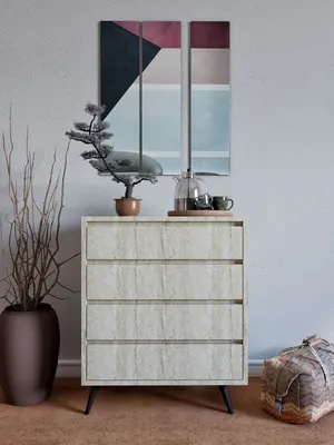 Immagine prodotto di Skye Decor, Suvera - Travertino, Kommoden, Travertino, 70 x 86 x 40 cm