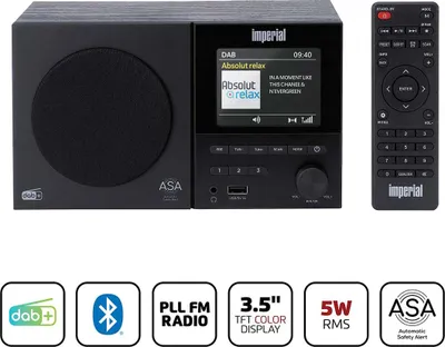 Produktbild von Telestar DAB+ Radio DABMAN-120BK Schwarz