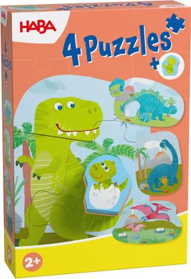 Produktbild von 4 erste Puzzles - Dinos