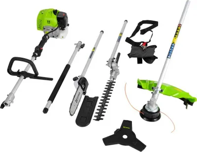 Produktbild von ZIPPER ZI-GPS252 Gartenpflegeset Motorsense Trimmer Heckenschere Astsäge