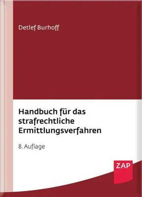 Immagine prodotto di Handbuch für das strafrechtliche Ermittlungsverfahren