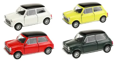 Productafbeelding van Modelauto Mini Cooper 1300, geel