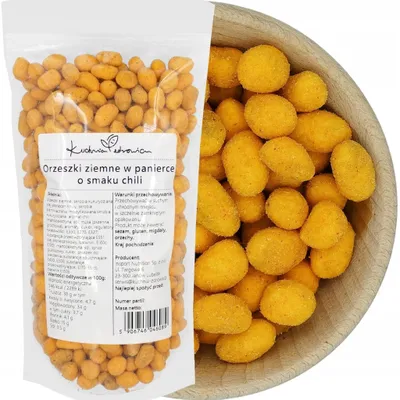 Produktbild von Erdnüsse Chili 500 g im Teigmantel Würzig Scharf Party Knabberei