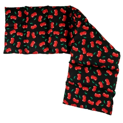 Produktbild von Kirschkernkissen 75x20cm groß 8-Kammer - cherry-black - Wärmekissen, Körnerkissen