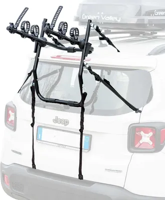 Produktbild von Heckträger Fahrradträger Adventure 619 kompatibel mit Dacia Duster ab 2010 Aurilis Green Valley 3 Räder