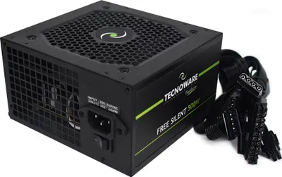 Image de Tecnoware Free Silent power supply unit 500 W 20+4 pin ATX ATX Grey