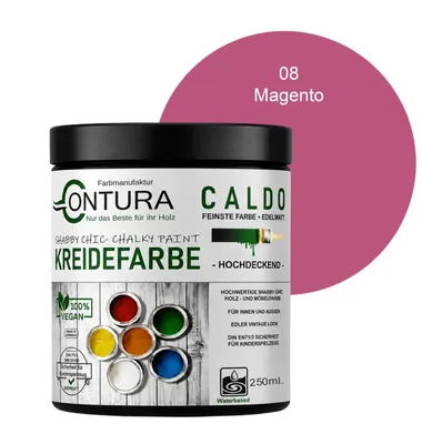 Produktbild von Contura BeGreen 250ml. Kreidefarbe Shabby Chic Möbellack - 08 Magento