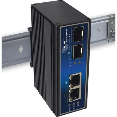 Obrázek produktu pro ALLNET ALL-SGI8004P, Nespravované, Gigabit Ethernet (10/100/1000), Gigabit Ethernet, Podpora napájení po Ethernetu (PoE)
